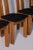 Wood Postmodern Italian Chairs attributed to Mobilgirgi, 1980s, Set of 4 For Sale - Image 7 of 9