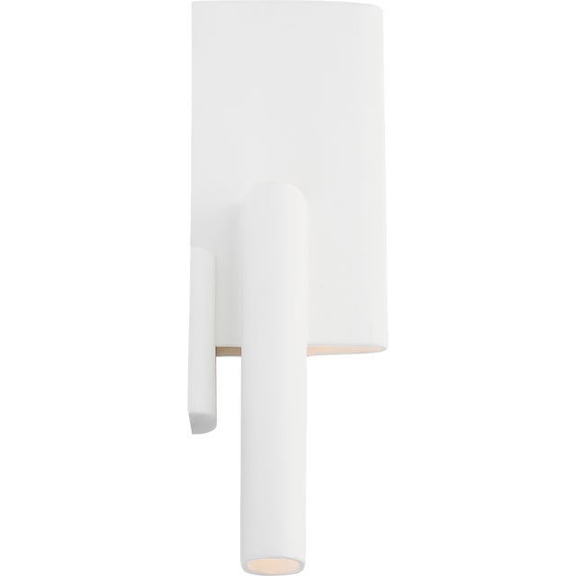 Kelly Wearstler for Visual Comfort Signature Lotura 16" Intersecting Sconce in Museum White For Sale In Houston - Image 6 of 10