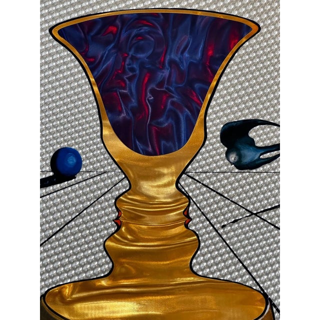Surrealism 1970s Share Dali Tristan & Isolde Litho on Rowlux W/Added Color Framed H/Sig Certificate Art For Sale - Image 3 of 5