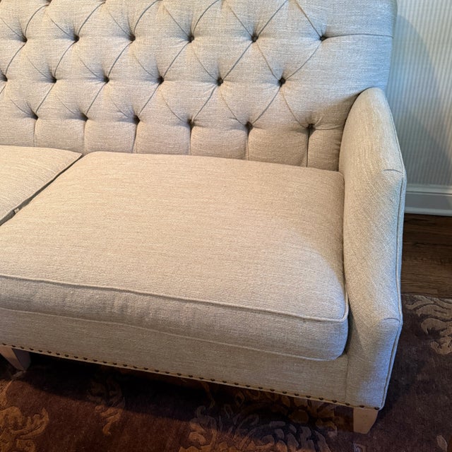 Tufted Back Taylor King Sofa For Sale - Image 10 of 11