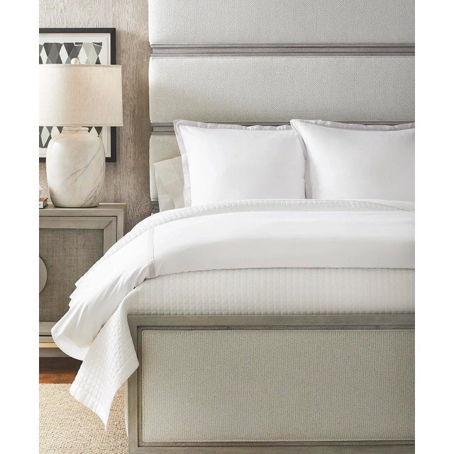 Not Yet Made - Made To Order Coleman Queen Cotton Coverlet Set, Sugar, 3 Pieces For Sale - Image 5 of 7