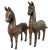 Museum Tibetan Wood Horses - a Pair For Sale - Image 4 of 13