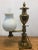 1950s Circa Argand Brass Glass Lamp For Sale - Image 4 of 11