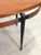 Metal Teak Oval Coffee Table, 1960s For Sale - Image 7 of 9