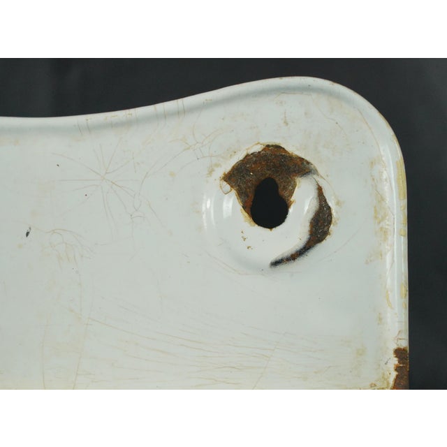 Vintage French Savon, Sable, & Soude Washbasin Wall Set For Sale - Image 11 of 13