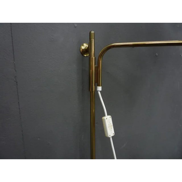 Metal Regency Brass Wall Lamps by Florian Schulz, 1960s, Set of 2 For Sale - Image 7 of 12
