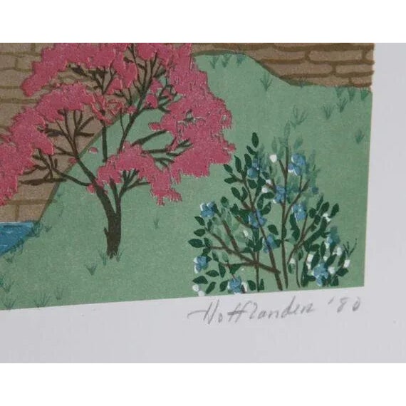 Artist: Jack Hofflander, American (1920 - 2003) Title: Up, Up and Away Year: 1980 Medium: Serigraph, signed and numbered...