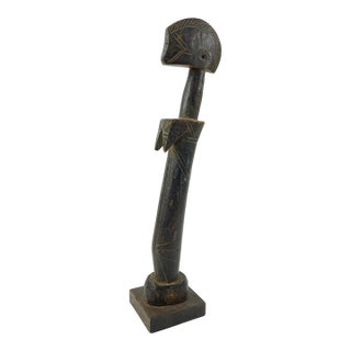 Early 20th Century Mossi Biiga Doll on Custom Base Burkina Faso For Sale