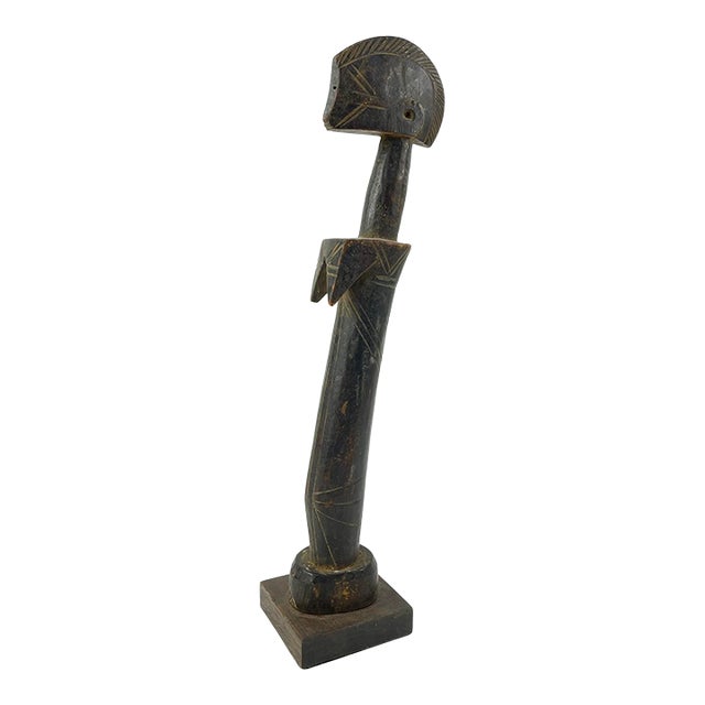 Early 20th Century Mossi Biiga Doll on Custom Base Burkina Faso For Sale