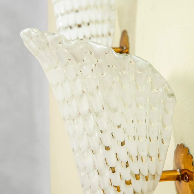 Wall Sconces Mod. Half Fifi by Gino Cenedese for Vetreria, 1952, Set of 2 For Sale - Image 4 of 7