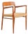 Teak No. 56 Armchair by Niels O. Møller for J. L. Moller, 1950s For Sale