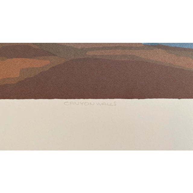 Hand Printed Silkscreen on Fine Art Paper by Peter and Traudl Markgraff Limited Edition Part of an American Series of six...