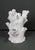 White Ceramic Faux Bois Tree Trunk Tulipiere Vase With 18 Openings Centerpiece For Sale - Image 4 of 10