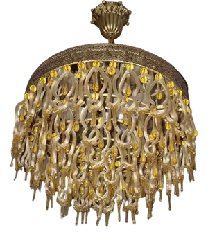 Murano Chandelier attributed to Barovier and Toso, 1960s