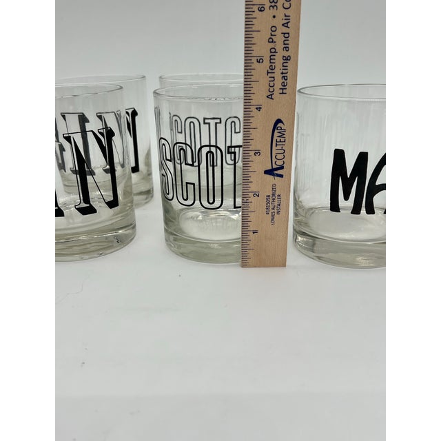 Mid Century Spirits Glasses - Set of 6 For Sale In Jacksonville, FL - Image 6 of 6