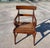 Brown Regency Style Metamorphic Cane Seat Library Chair, Steps, by Bittner, Louisville For Sale - Image 8 of 12