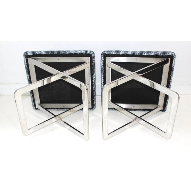 X-Stools Milo Baughman Attributed-- A Pair For Sale - Image 12 of 13