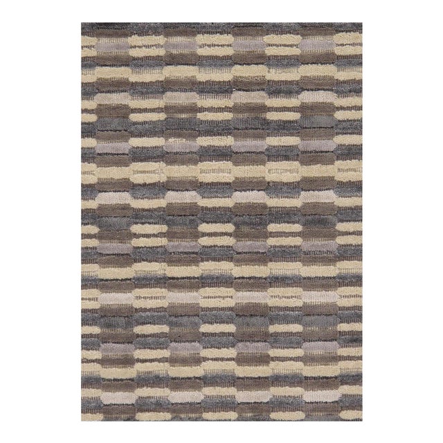 Pasargad DC Modern Collection. Hand-knotted rug made of bamboo silk. Very soft and comfortable rug. From India. This rug...