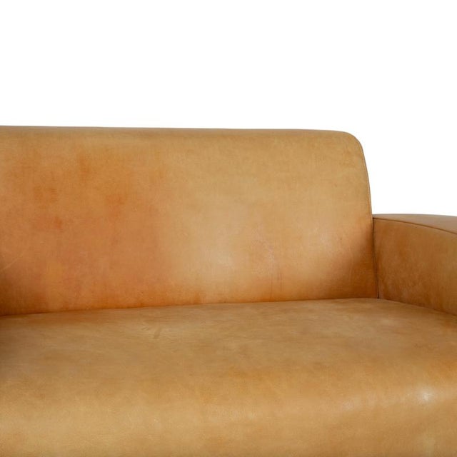 3-Seater Sofa, Lounge Chair and Ottoman in Cognac Leather from Machalke, Set of 3 For Sale - Image 9 of 18