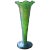 Monumental Austrian Fritz Heckert Changeant Trumpet Vase, Circa 1900. For Sale