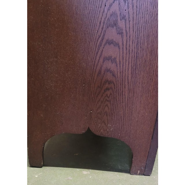 Antique Mission Oak Bookcase For Sale In Philadelphia - Image 6 of 11