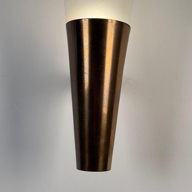 Large Model 1537 Wall Lights by Pietro Chiesa for Fontana Arte, 1940s, Set of 2 For Sale - Image 15 of 17