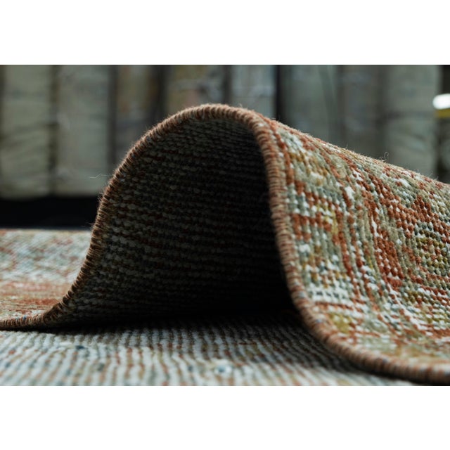 Textile Turkish Vintage Rug 4'3" x 6'8" #17603 For Sale - Image 7 of 8