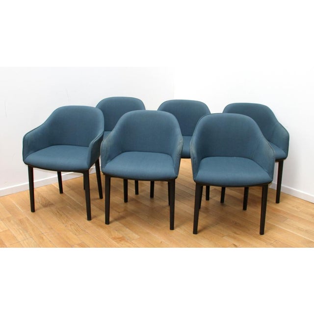 Textile Softshell Armchairs by Ronan & Erwan Bouroullec for Vitra, Set of 6 For Sale - Image 7 of 8