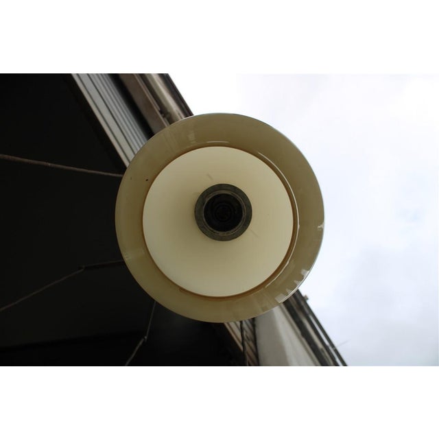 Ivory Murano Glass Pendant from Vistosi, 1950 For Sale - Image 8 of 13