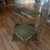 MCM Geometric Painted Gold Metal Grate Plant Stand For Sale - Image 4 of 5