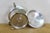 Vintage Hammered Aluminum Chafing Dish Server W/ Pyrex Glass Insert Dogwood Legs For Sale - Image 14 of 14