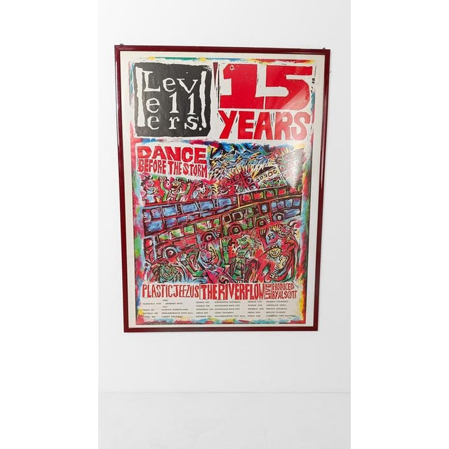 The Levellers Billboard Promo Poster Dance Before the Storm 15 Years, 1990s For Sale - Image 11 of 13