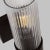 Chapman & Myers by Visual Comfort Studio Geneva 1-Light Bath Vanity Sconce in Aged Iron For Sale In Greenville, SC - Image 6 of 9