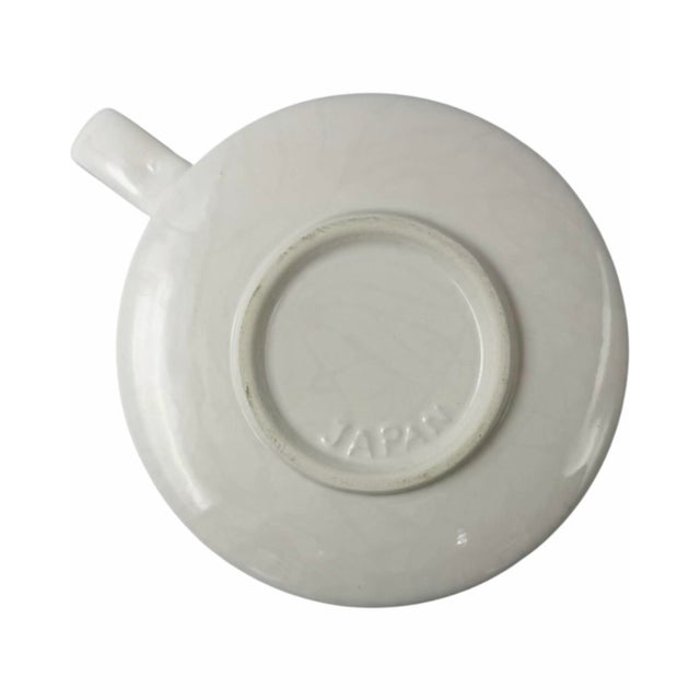 Vintage Tennis Racket Coffee Cup Saucer Set Ceramic For Sale - Image 10 of 11