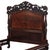 Wood Carved Walnut Marriage Bed, C. 1890 For Sale - Image 7 of 8
