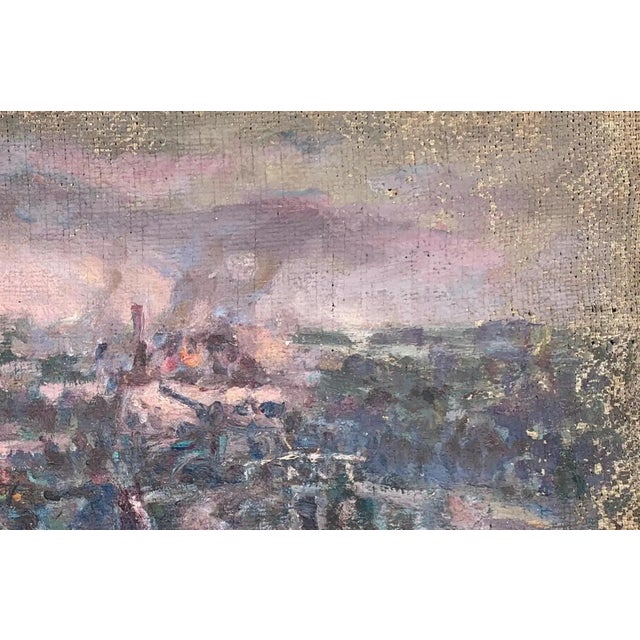 Realism Rural Landscape Painting Original Art Ukrainian Artist Sokolovsky G. 1970s For Sale - Image 3 of 6