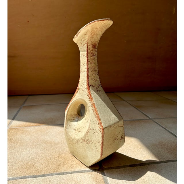 Large Sculptural Ceramic Art Vase by Roberto Rigon for Bertoncello, 1960s For Sale - Image 10 of 13
