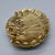 Vintage Brass Scallop Shell Trinket Dish — Footed Rococo Acanthus Catchall, Vide-Poche For Sale - Image 4 of 9