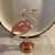 Vintage Flamingo Glass Perfume Bottle With Stopper For Sale - Image 4 of 9