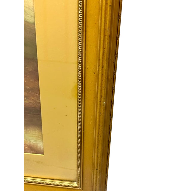 Early 20th Century Pair Vintage Gilt Wood Framed English Landacape Paintings For Sale - Image 5 of 17