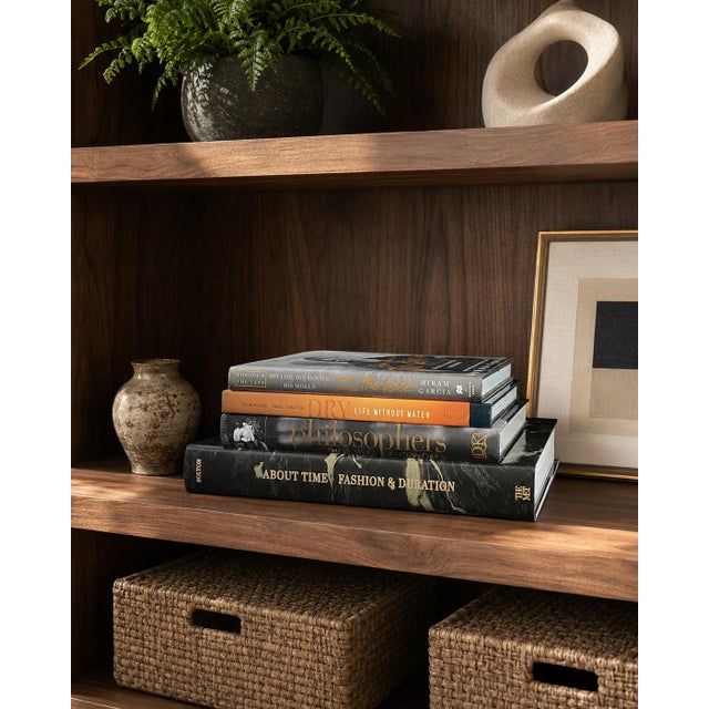 Modern Decorative Books - Godiva Coffee Table Stack - 4 Black and Gold Books For Sale - Image 3 of 3