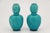 Ceramic 19th Century Burmantofts Pottery Set of Two Turquoise Vases For Sale - Image 7 of 14