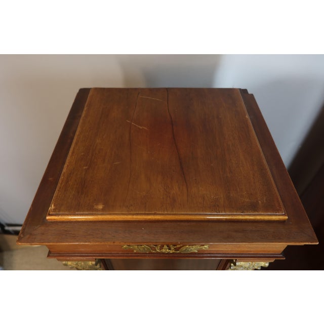 Large Antique Side Tables with Doors, 1800s, Set of 2 For Sale - Image 9 of 12