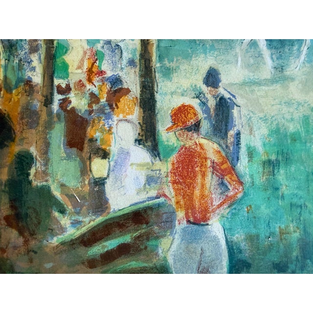 Mid 20th Century Signed Lithograph of Horses and Riders by French Artist, Georges Trincot For Sale In Washington DC - Image 6 of 11