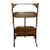 1940s Vintage Edwardian Style Folding Two-Tier Tray Table For Sale