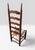 French Country Vintage French Country Ladderback Chair For Sale - Image 3 of 4