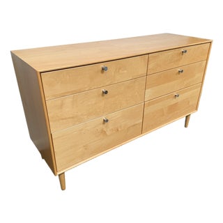 Copeland for Vermont Furniture Designs Larssen Double Dresser, Natural Maple For Sale