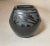 Native American Yolanda Velarde Native American Santa Clara Pueblo Black Pottery Blackware Bowl For Sale - Image 3 of 12