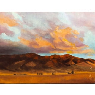 Morning in the High Desert by Natasha Isenhour | Oil Painting of a desert landscape at sunrise For Sale