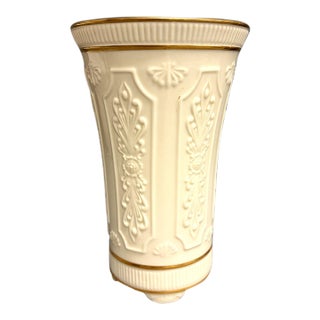 Lenox Versailles Footed Vase With Gold Trim For Sale
